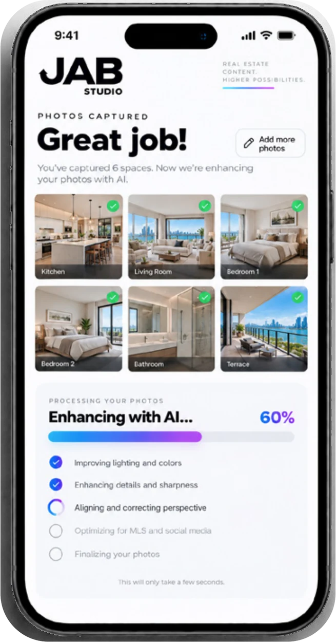 JAB Studio enhancing six captured rooms with AI